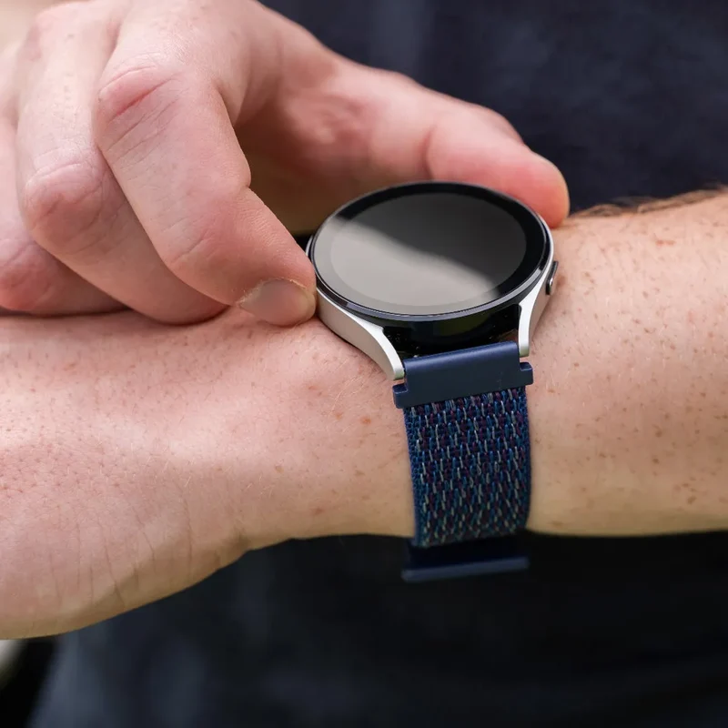 OnePlus Watch 4 - 47mm Nylonarmband (Indigo Blau)