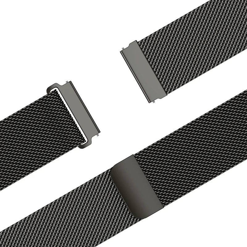 Bandz OnePlus Watch 4 - 47mm Milanese Armband 'Easy Fit' (Titan Grau)