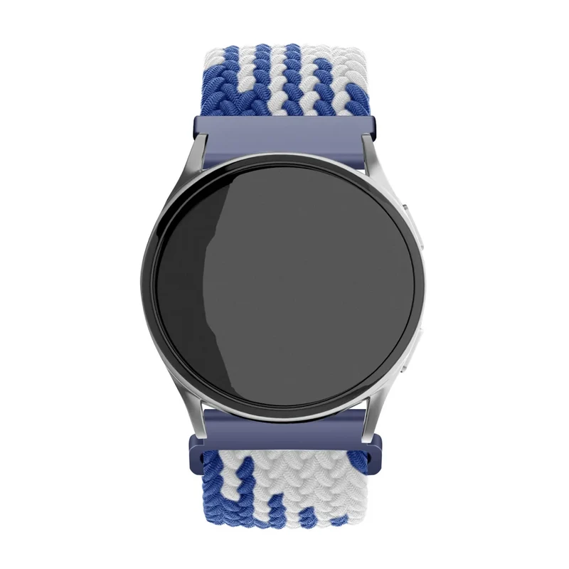 OnePlus Watch 4 - 47mm Verstellbar-Geflochtenes Armband (Blau/Weiß)