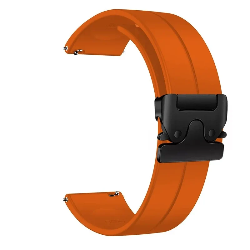 OnePlus Watch 4 - 47mm Silikonarmband mit P-Schnalle (Orange)