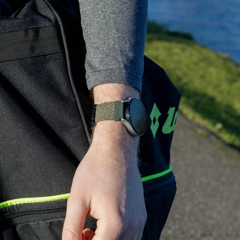 OnePlus Watch 4 - 47mm Geflochtenes Armband mit P-Schnalle (Grün)