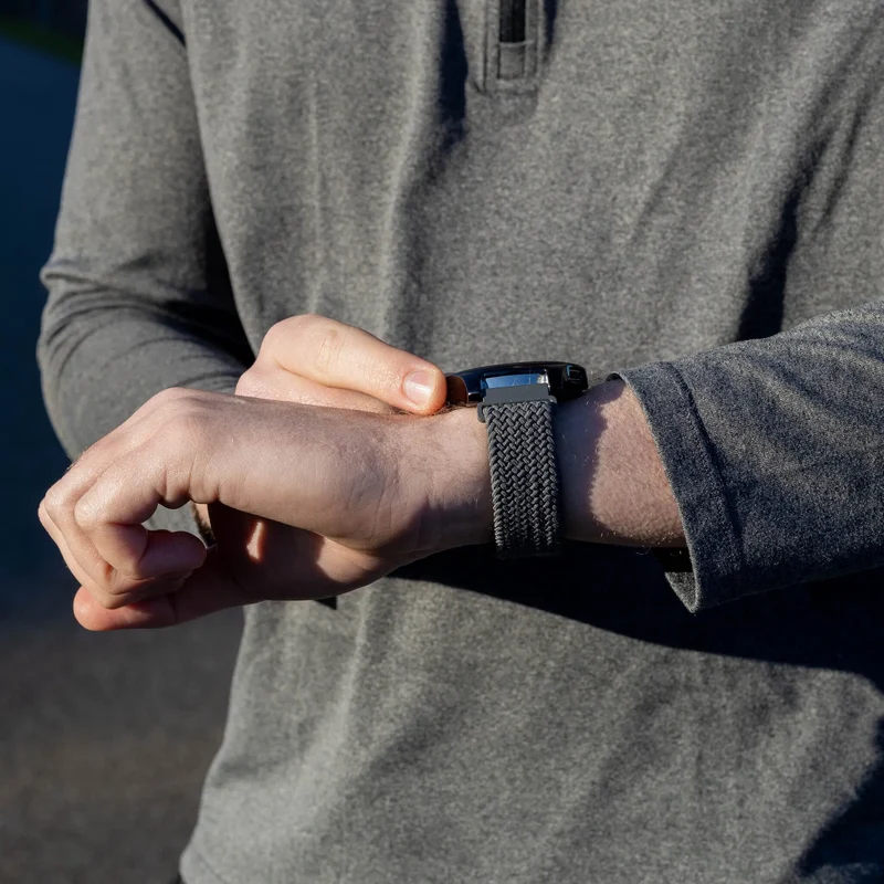 OnePlus Watch 4 - 47mm Geflochtenes Armband mit P-Schnalle (Grau)