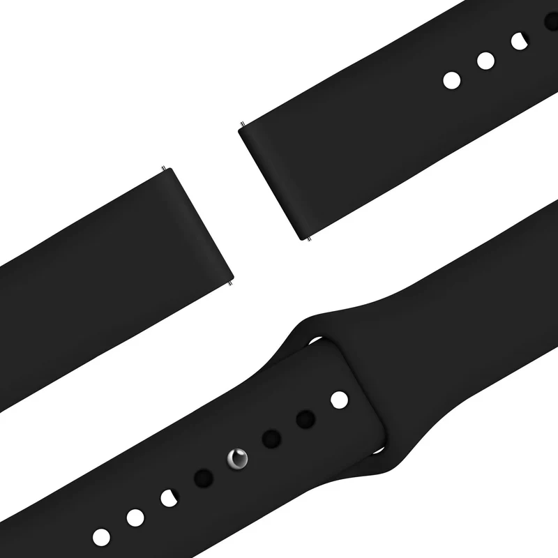 Bandz OnePlus Watch 4 - 47mm Sportarmband 'Easy Fit' (Schwarz)
