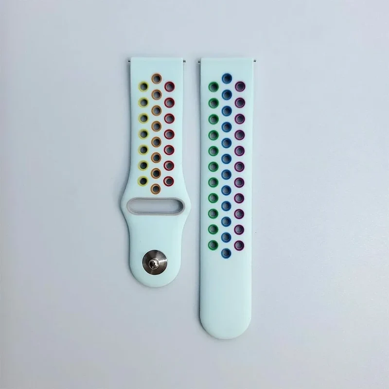 OnePlus Watch 4 - 47mm Sportarmband (Hellblau/Bunt)