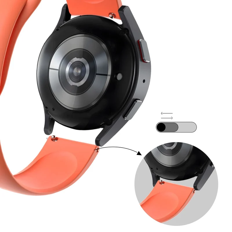 Bandz OnePlus Watch 4 - 47mm Sportarmband 'Deluxe' (Orange)