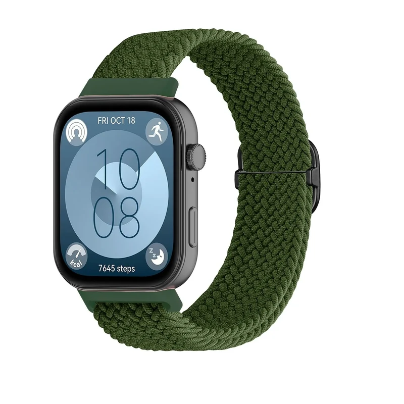Huawei Watch Fit 5 Pro Verstellbar-Geflochtenes Armband (Grün)