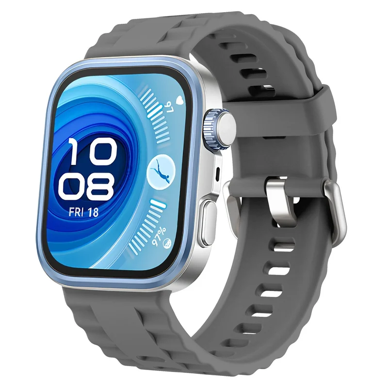 Huawei Watch Fit 5 Pro Silikonarmband 'Classic' (Dunkelgrau)
