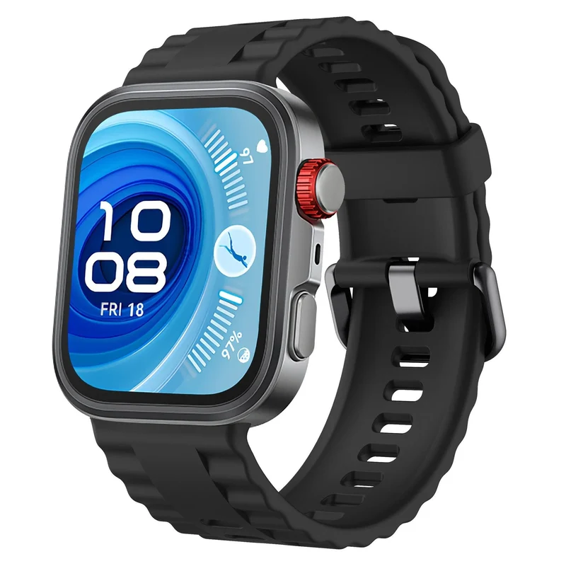 Huawei Watch Fit 5 Silikonarmband 'Classic' (Schwarz)