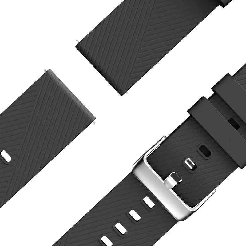 Bandz OnePlus Watch 4 - 47mm Silikonarmband 'Deluxe' (Schwarz)