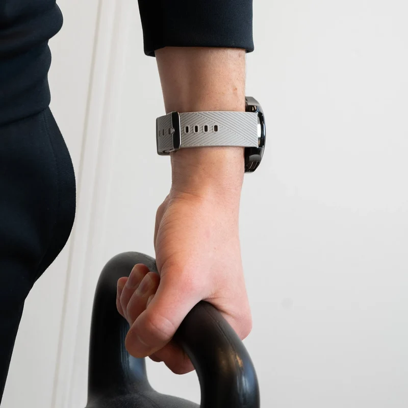 Bandz OnePlus Watch 4 - 47mm Silikonarmband 'Deluxe' (Grau)
