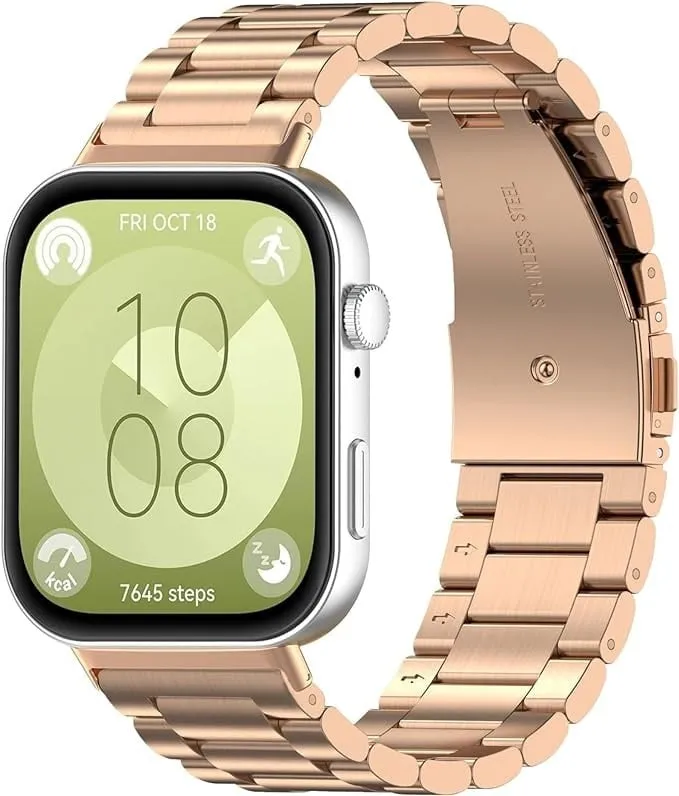 Huawei Watch Fit 5 Stahlarmband (Roségold)