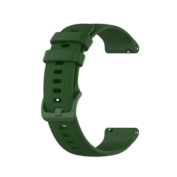 OnePlus Watch 4 - 47mm Premium Silikonarmband (Armeegrün)