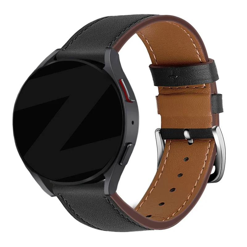 Bandz OnePlus Watch 4 - 47mm Lederarmband 'Deluxe' (Schwarz)