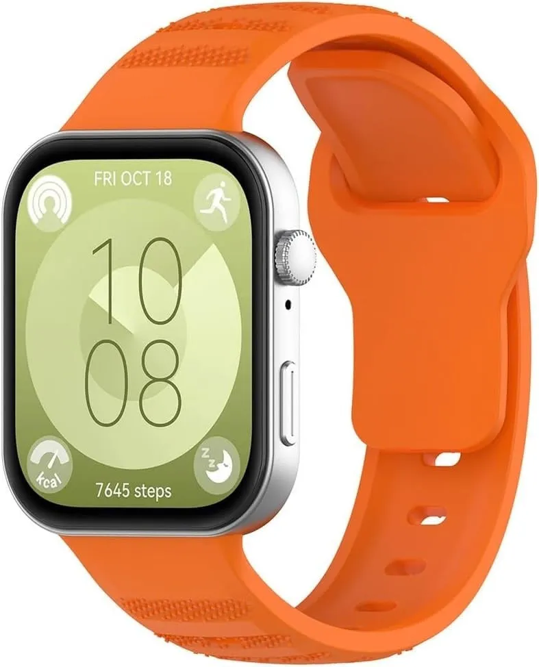 Huawei Watch Fit 5 Pro Outdoor Silikonarmband (Orange)