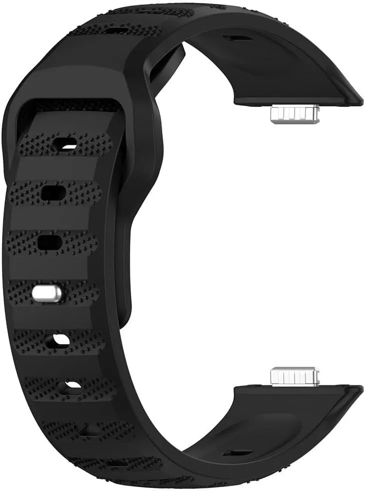 Huawei Watch Fit 5 Pro Outdoor Silikonarmband (Schwarz)