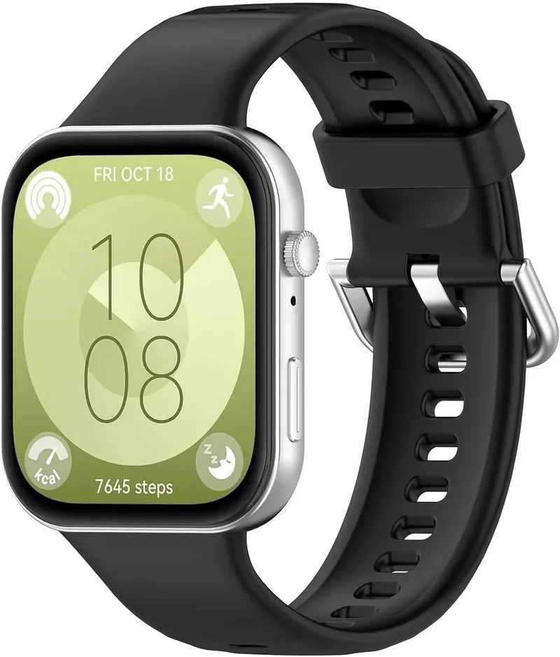 Huawei Watch Fit 5 Pro Silikonarmband (Schwarz)