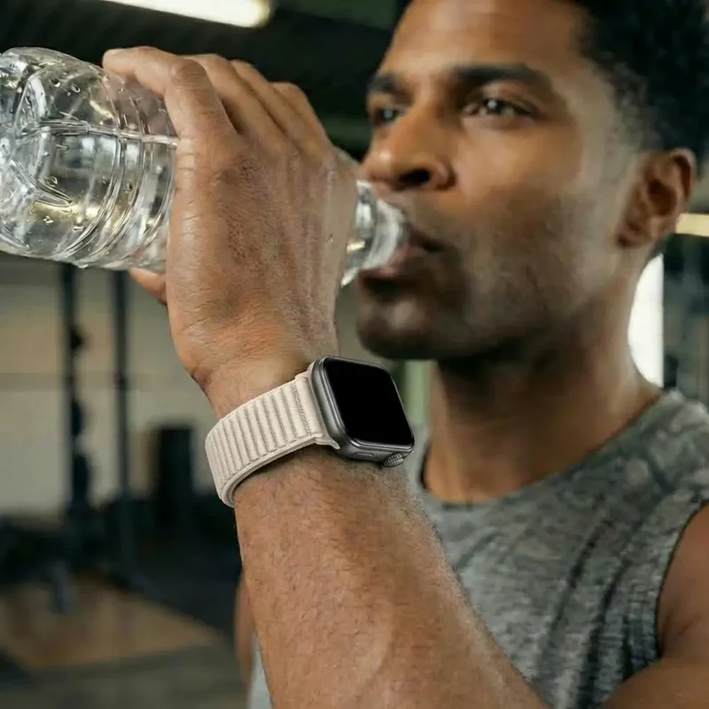 Huawei Watch Fit 5 Wave Nylonarmband (Polarstern)