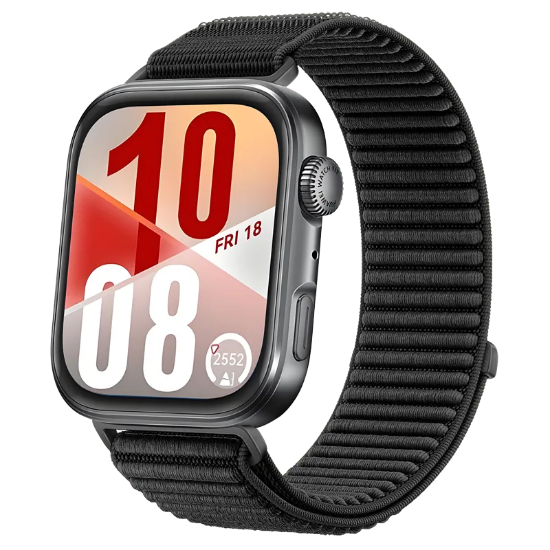 Huawei Watch Fit 5 Wave Nylonarmband (Schwarz)