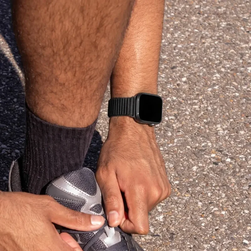 Huawei Watch Fit 5 Wave Nylonarmband (Schwarz)