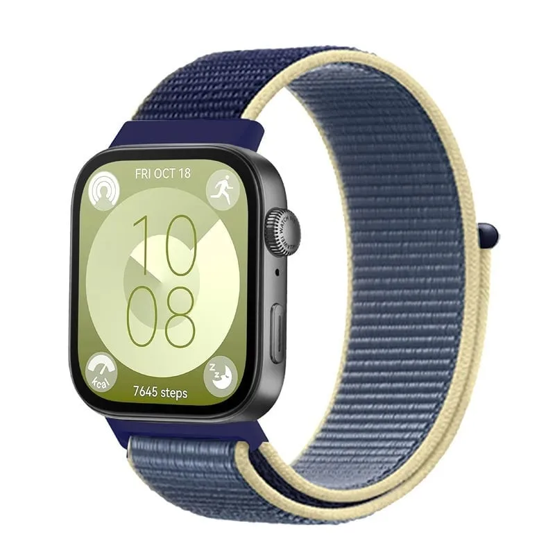 Huawei Watch Fit 5 Nylonarmband (Ozean Blau)