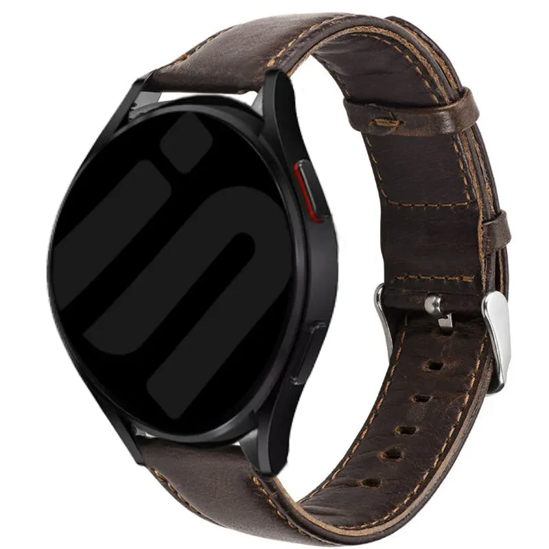 OnePlus Watch 4 - 47mm Lederarmband (Dunkelbraun)