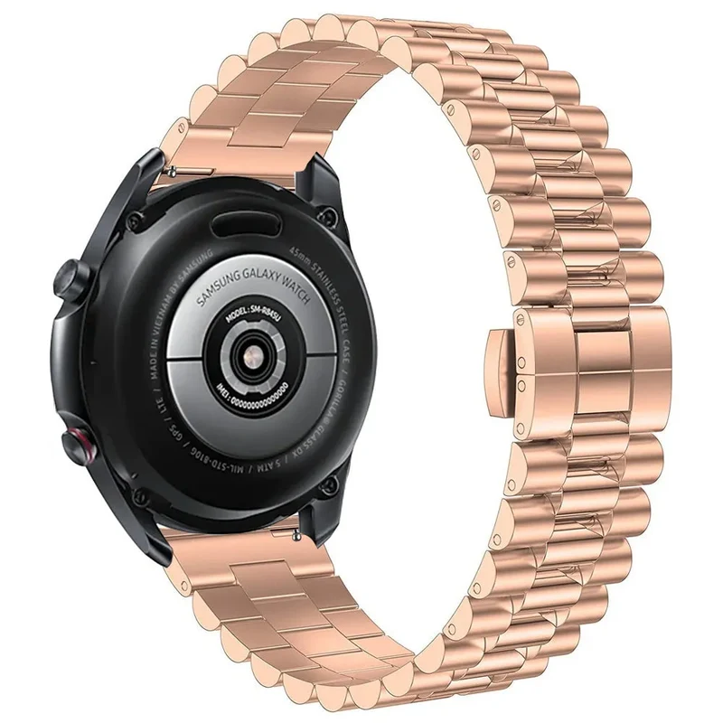 Samsung Galaxy Watch 6 Classic 47 mm Stahlarmband Präsidentschaft (Roségold)
