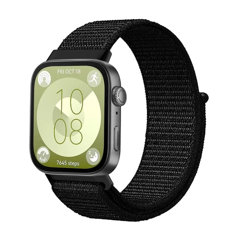 Huawei Watch Fit 5 Pro Nylonarmband (Schwarz)