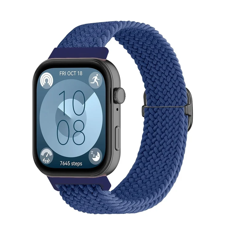 Huawei Watch Fit 5 Pro Verstellbar-Geflochtenes Armband (Dunkelblau)