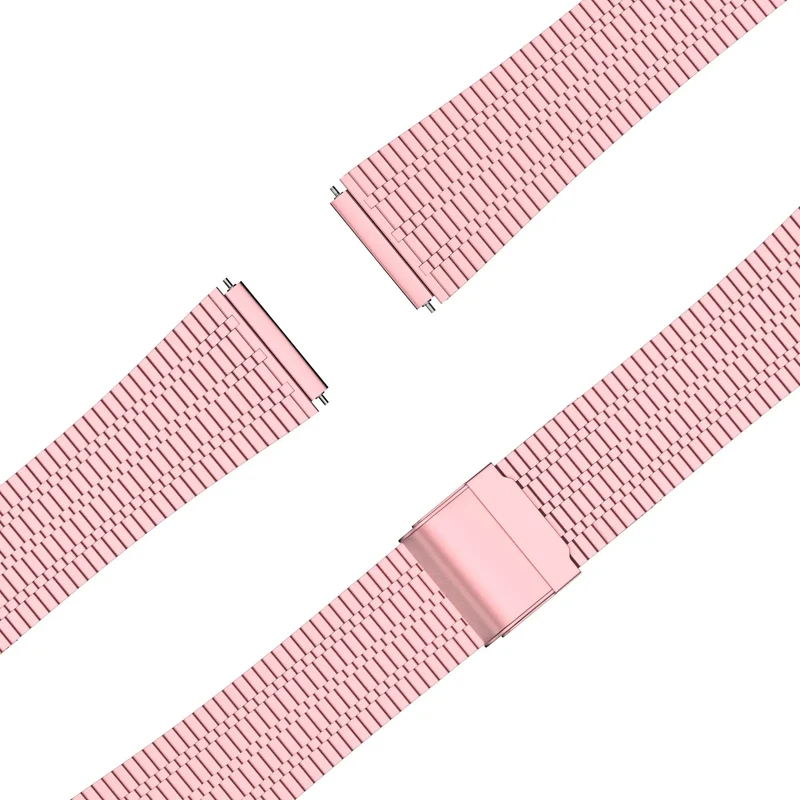 Bandz Huawei Watch GT 2 42mm verstellbares Stahlarmband (Rosa)