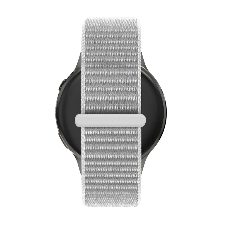 Bandz Garmin Vivomove 3s Nylon Loop Armband (Muschelweiß)