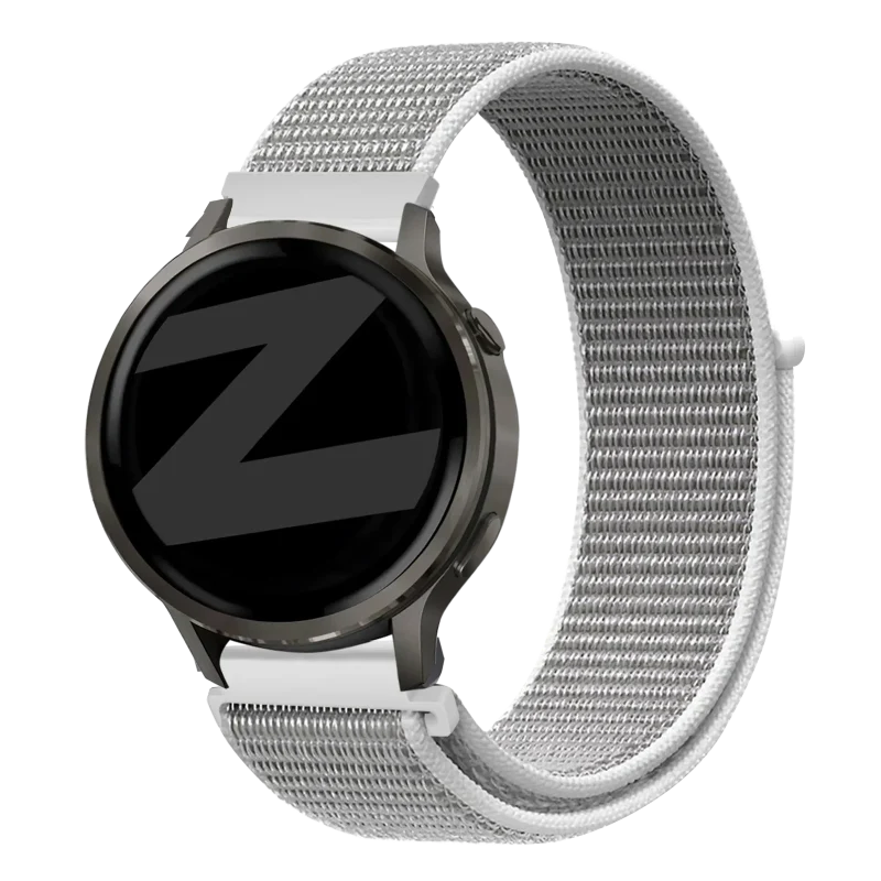 Bandz Garmin Venu 3s Nylon Loop Armband (Muschelweiß)