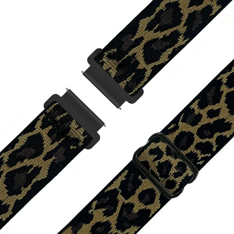 Bandz Gard Pro Health Smartwatch 3 - 41mm Elastisches Nylonband ('Leopard')