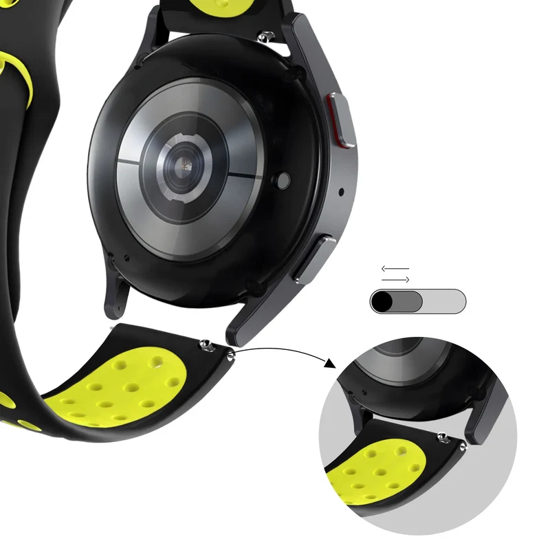Bandz Noise Noisefit Origin Sportarmband 'Deluxe' (Schwarz/Gelb)
