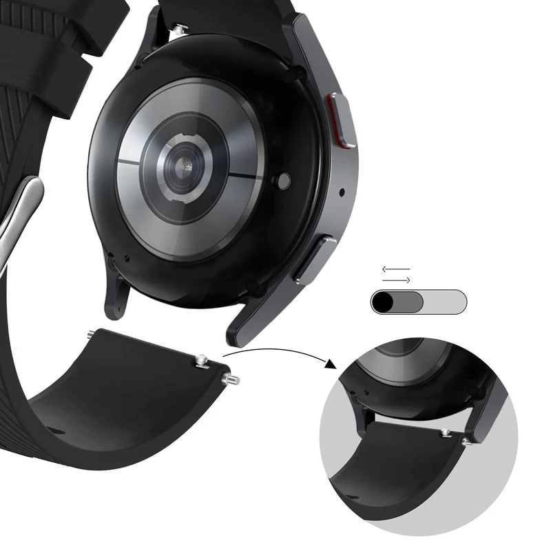 Bandz Noise Noisefit Origin Silikonarmband 'Deluxe' (Schwarz)