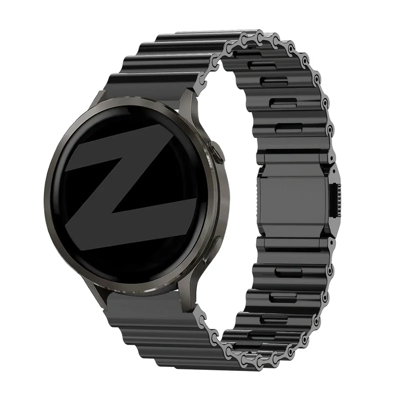 Bandz Noise Endeavour 2 Premium Stahlarmband 'Ocean' (Schwarz)