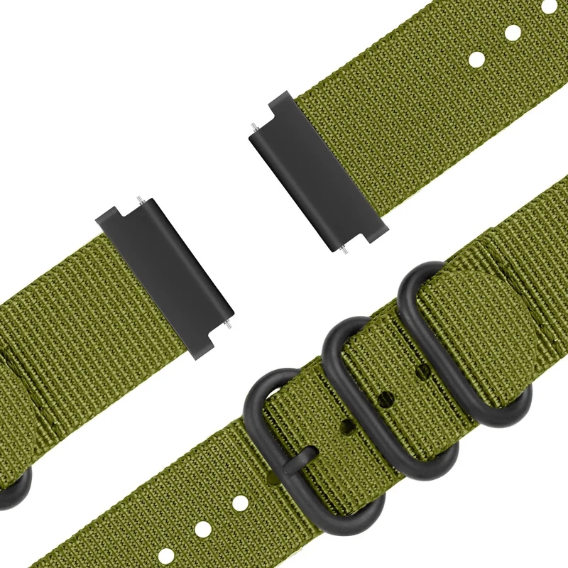 Bandz Noise Noisefit Halo Schnallen-Nylonarmband (Grün)