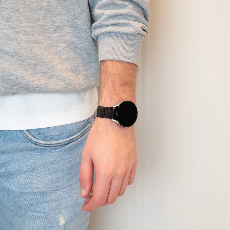 Bandz Noise Noisefit Origin Milanese Loop Armband (Schwarz)
