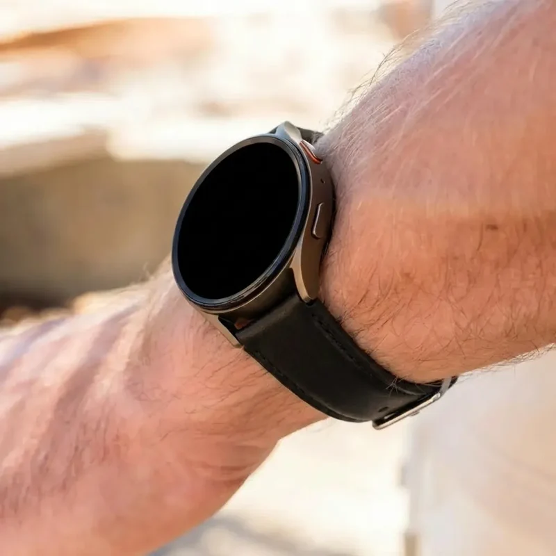 Bandz Noise Endeavour Pro Lederarmband 'Easy Fit' (Schwarz)