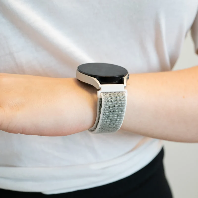 Bandz Maoo Ventura Nylon Loop Armband (Muschelweiß)