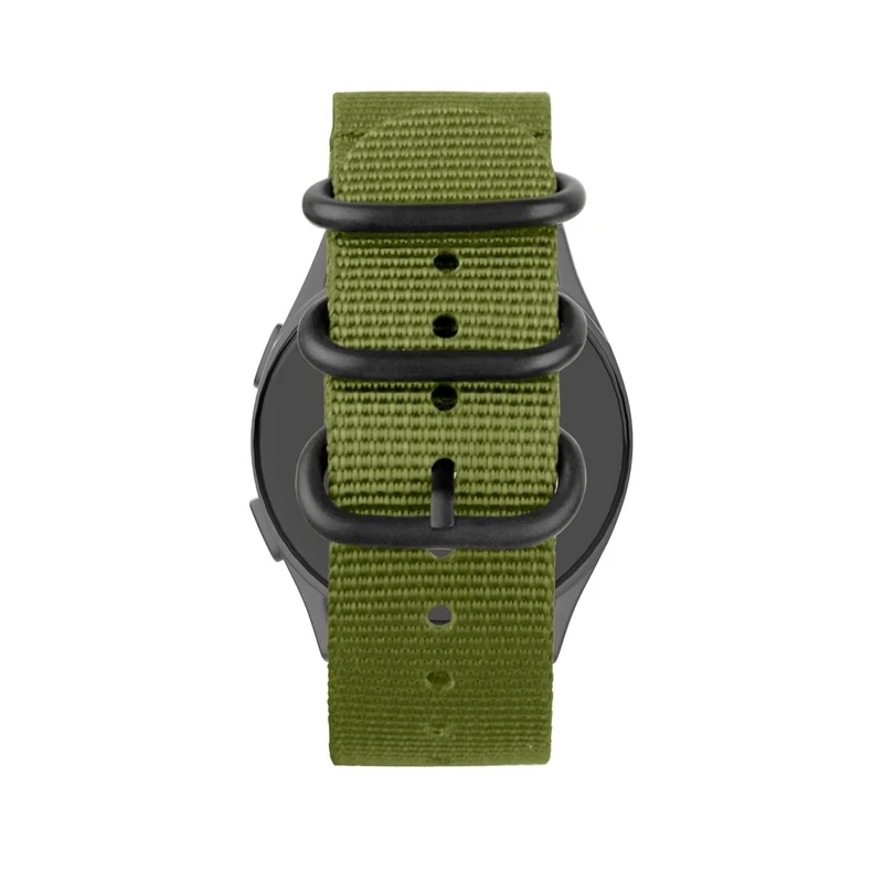 Bandz Maoo Ventura Schnallen-Nylonarmband (Grün)