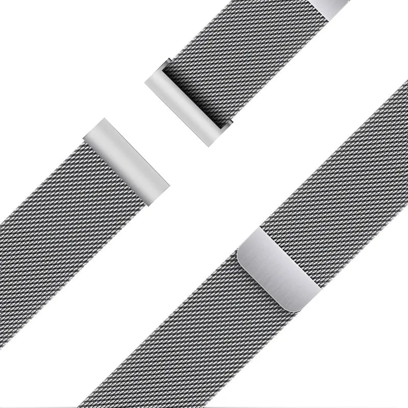 Bandz Maoo Ventura Milanese Loop Armband (Silber)