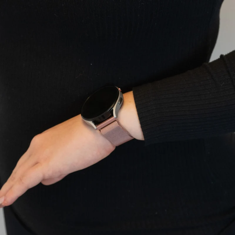 Bandz Maoo Ventura Milanese Loop Armband (Rosa)
