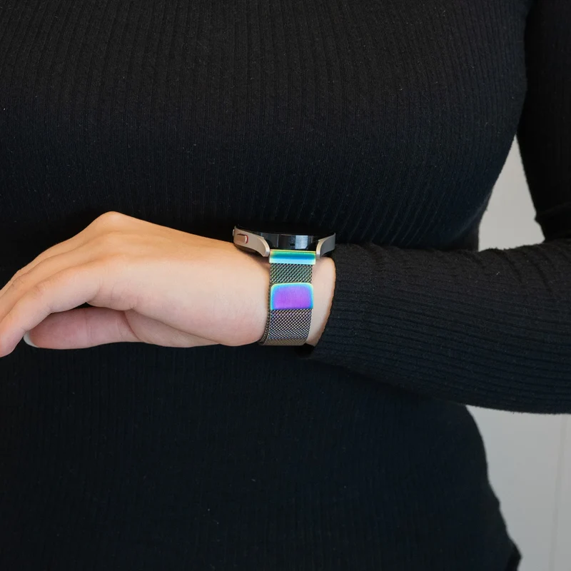 Bandz Maoo Ventura Milanese Loop Armband (Regenbogen)