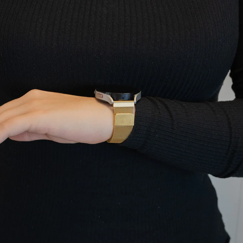 Bandz Maoo Ventura Milanese Loop Armband (Gold)