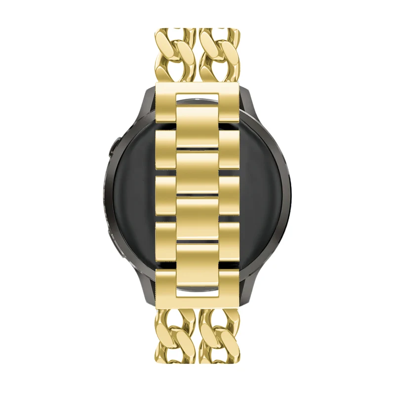 Bandz Universal 20mm Stahlarmband 'Double Chains' (Gold)