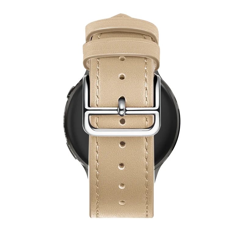 Bandz Garmin Venu 4 - 41mm Lederarmband 'Deluxe' (Milk Tea)