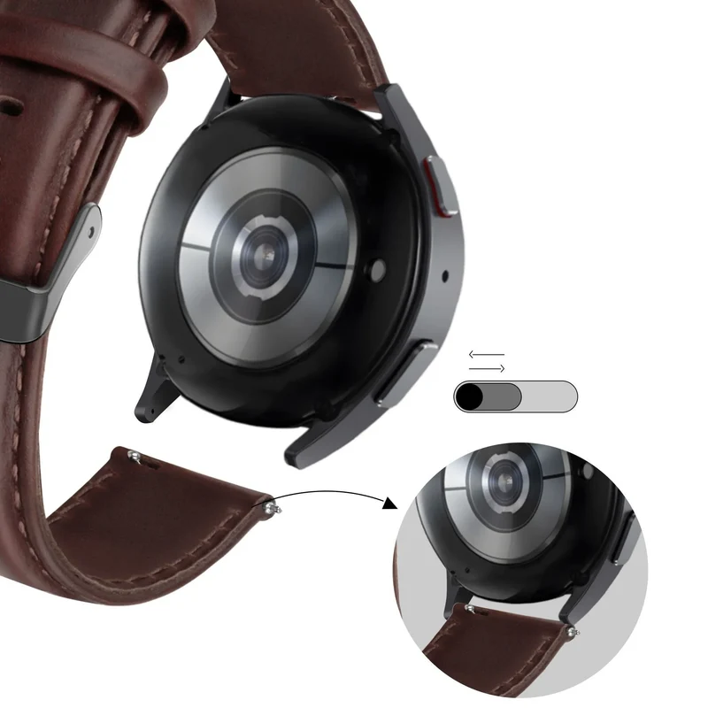 Bandz Maoo Ventura Lederarmband 'Classic' (Dunkelbraun)