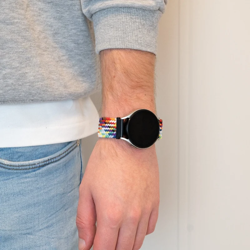 Bandz Maoo Ventura Gewebtes Nylonarmband (Regenbogen)