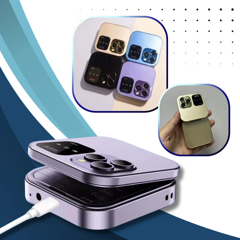 Vivolux i16 Pro / i17 Pro Mini-Klapphandy mit Dual-SIM