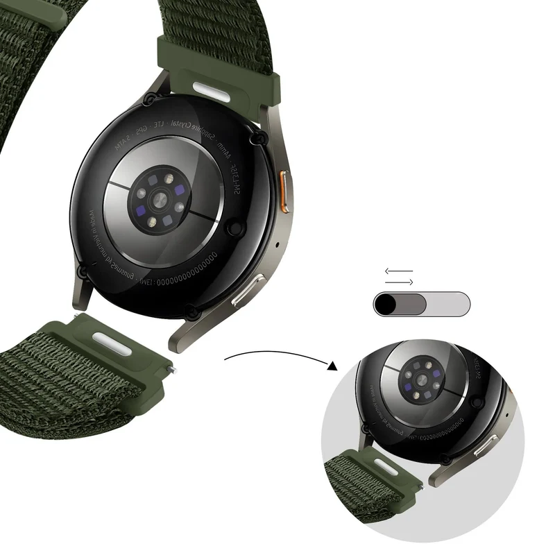 Bandz Maoo Ventura Nylonarmband 'Easy Fit' (Grün)